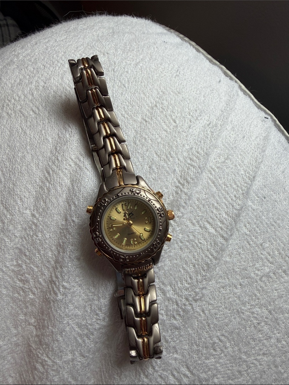Voit silver and gold watch
